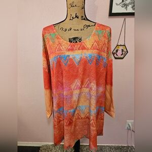 Colorful Geometric Women's Tunic